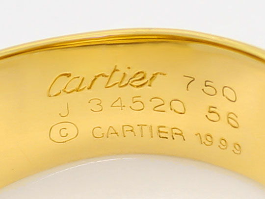 Foto 6 - Original Cartier Goldring Draperie Perruque Perücke 18K, R5828