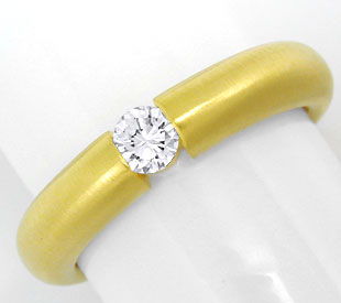 Foto 1 - Brillant-Spann Ring Top Diamant 18K Gelbgold, S6766